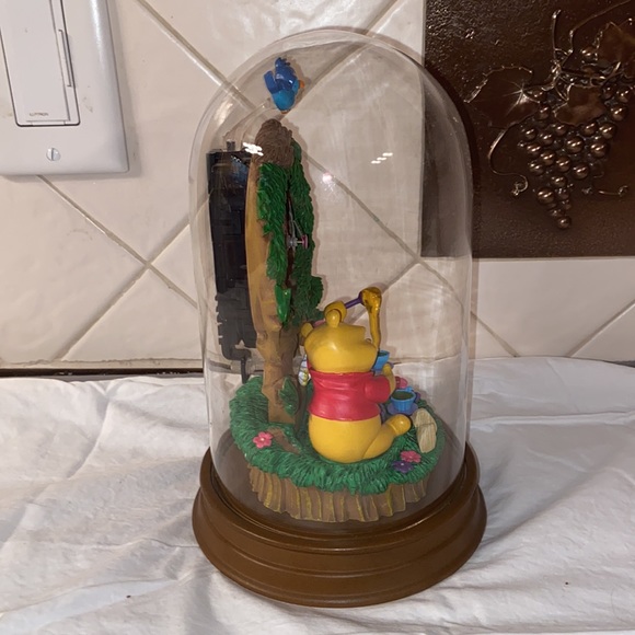 Vintage RARE Disney Winnie the Pooh domed Clock - Picture 8 of 10